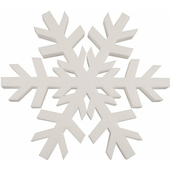Smoothfoam Smooth Foam Snowflake-12 in. RT4918